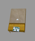 Kanchi Cotton - Rich Cotton - Beige - Yellow Border