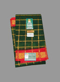 Madurai Sungudi Saree with Checked Jari Design