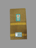 Mustard Gold Madurai Sungudi Cotton Saree with Self Rettapet Border