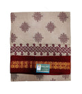 Sungudi Saree - Kolam design - Beige